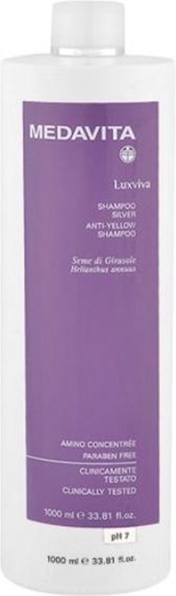 Medavita Luxviva Anti-Yellow Shampoo  Blond/Grijs Haar