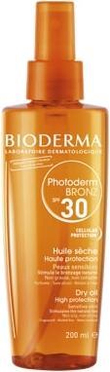 Bioderma Photoderm BRONZ Spray SPF 30 zonnebrandspray 200 ml Waterbestendig Lichaam