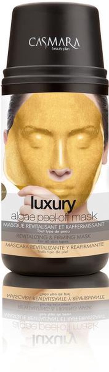 CASMARA LUXURY ALGAE PEEL-OFF MASK | Gold mask | Gezichtsmasker | Goud 24k | Gel met powder | 2 Mask + 1 Revitalizing and Firming Ampoule 4 ml