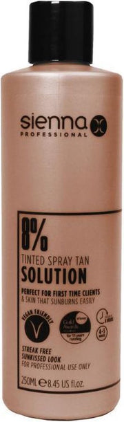 Sienna-x Zelfbruiner Tanning Liquid 8% 250 Ml Vegan Bruin