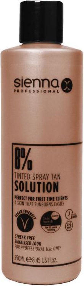 Sienna-x Zelfbruiner Tanning Liquid 8% 250 Ml Vegan Bruin