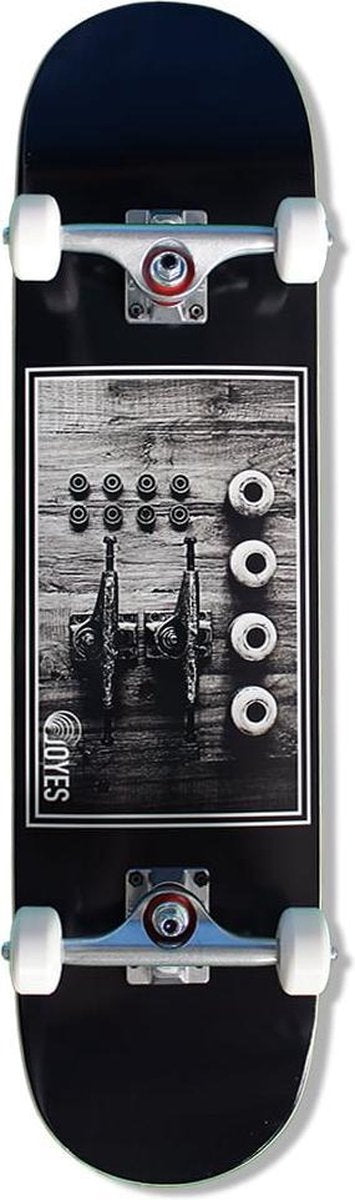 JOYES Complete Skateboard 8" Parts Black