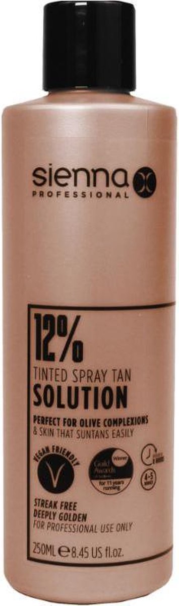 Sienna-x Zelfbruiner Tanning Liquid 12% 250 Ml Vegan Bruin