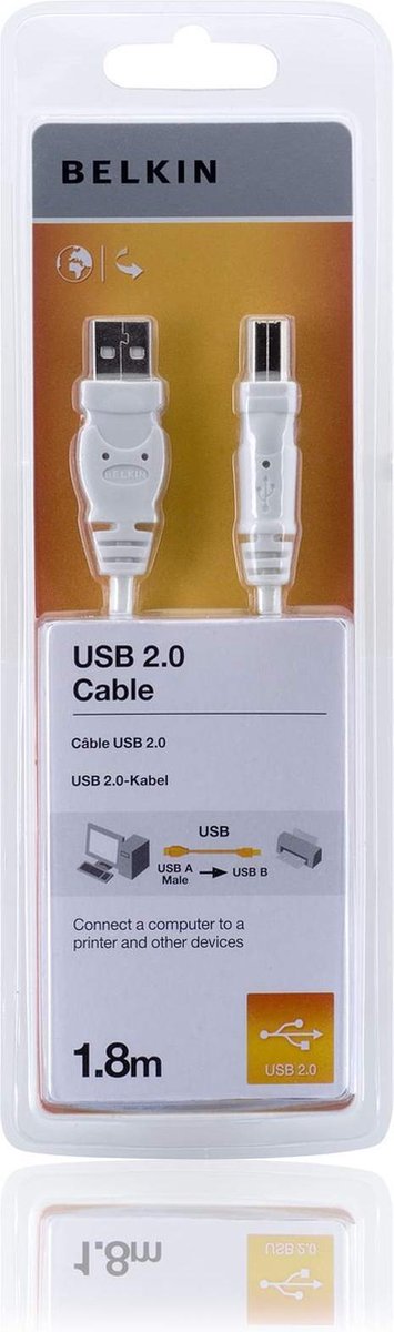 USB A/B Device Cable A/B DSTP 1.8M
