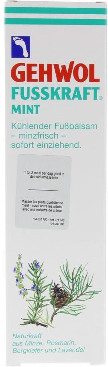 Gehwol Fusskraft Munt Voetenbalsem  - tube 125ml