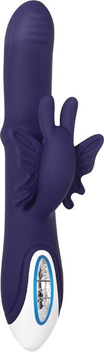 Evolved duo vibrator met bewegende ring