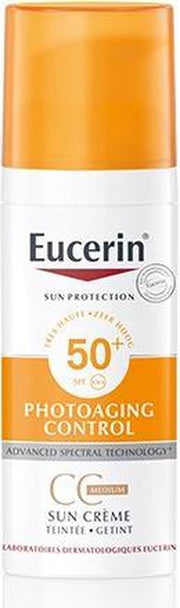 Eucerin SUN Zonnebrandcrème Getint CC Medium SPF 50+ - 50 ml