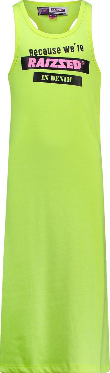Raizzed meisjes maximdress Minisota Sparkle Lime