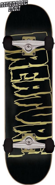Creature Logo Outline 8.25 compleet skateboard black gold
