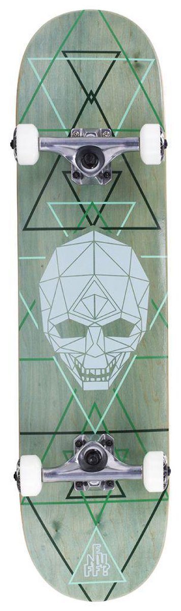 ENUFF GEO SKULL SKATEBOARD