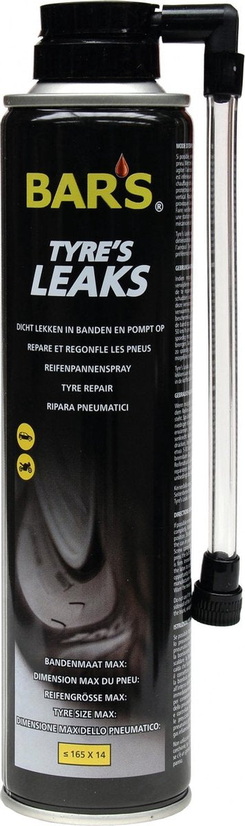 Bar's Leaks Tyre's Repair 300ml voor Motor- en Autobanden