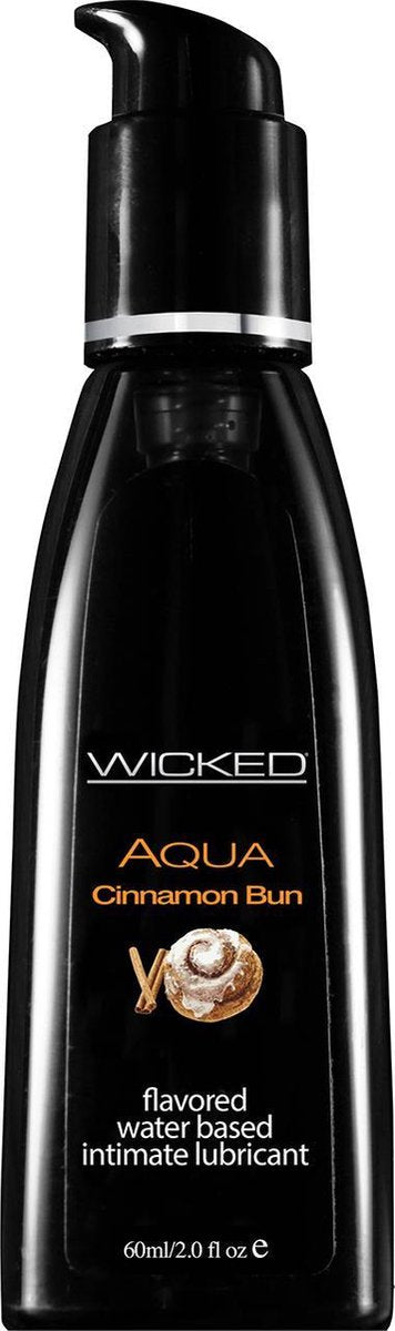 Wicked - Aqua Kaneelbroodje Glijmiddel waterbasis - 60 ml