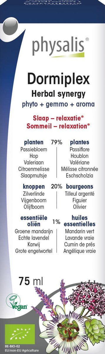 Physalis Vloeibaar Supplementen Dormiplex Herbal Synergy
