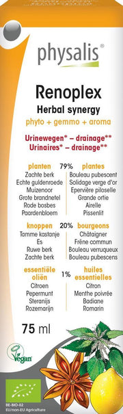 Physalis Vloeibaar Supplementen Renoplex Herbal Synergy