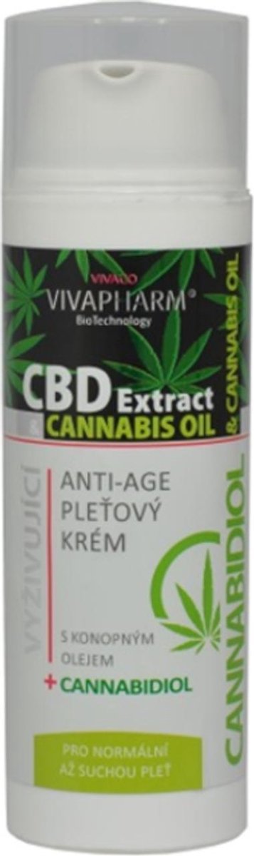 CBD Anti-Aging Gezichtscrème voor de Normale tot Droge Huid - 50 ml