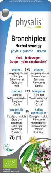 Physalis Vloeibaar Supplementen Bronchiplex Herbal Synergy