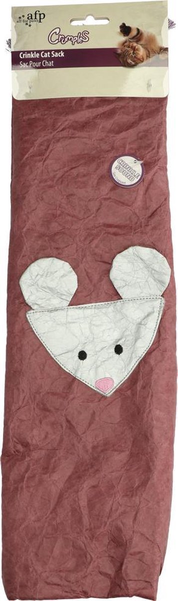 AFP Crumples Crinkle Cat Sack Purple