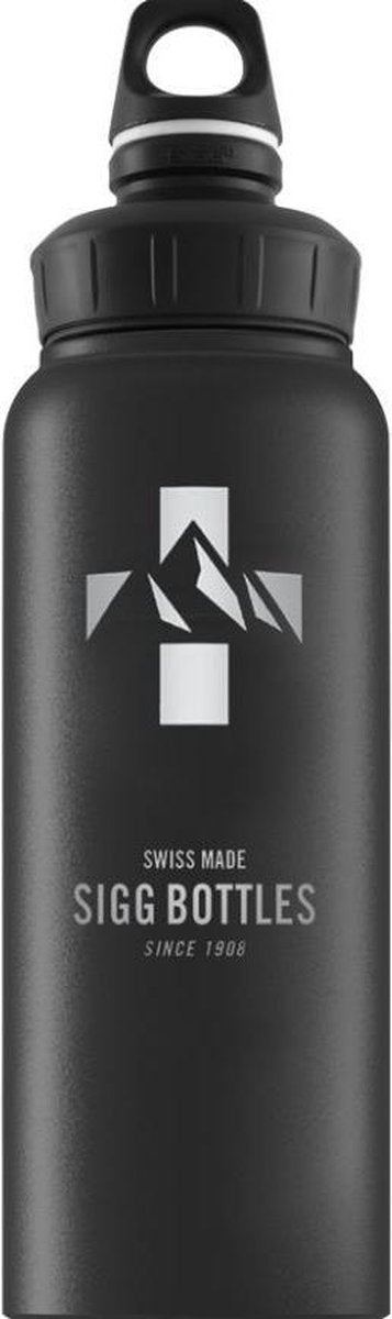 Sigg Waterfles Wmb Mountain Touch 1 Liter Zwart