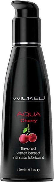 Wicked - Aqua glijmiddel kersen smaak 120 ml  - 120ml