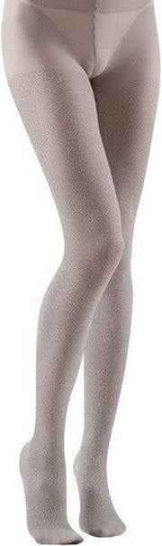 Zilverkleurige glitter legging voor volwassenen - Verkleedattribuut