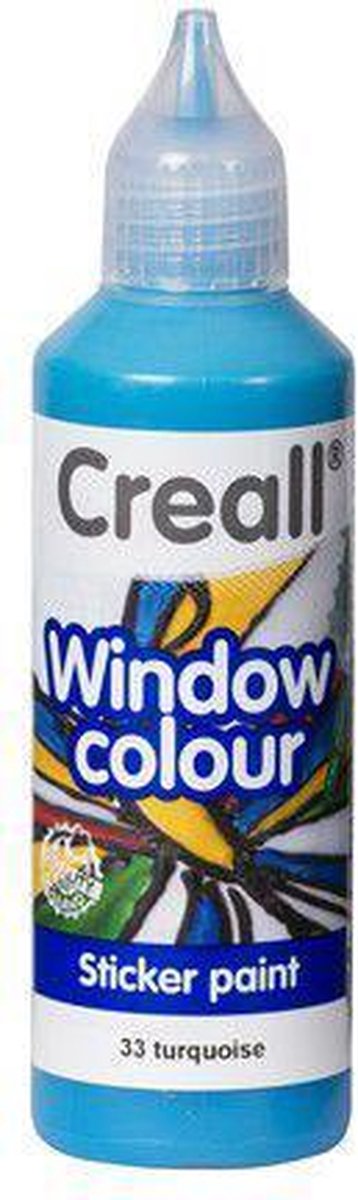 Creall Glass - glasstickerverf turquoise 1 FL - 80 ML 20533
