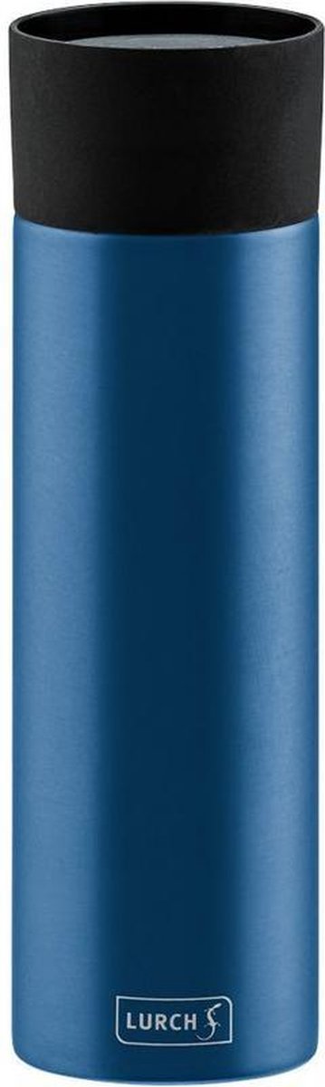 Lurch dubbelwandige isoleerbeker - rvs - blauw - 500ml