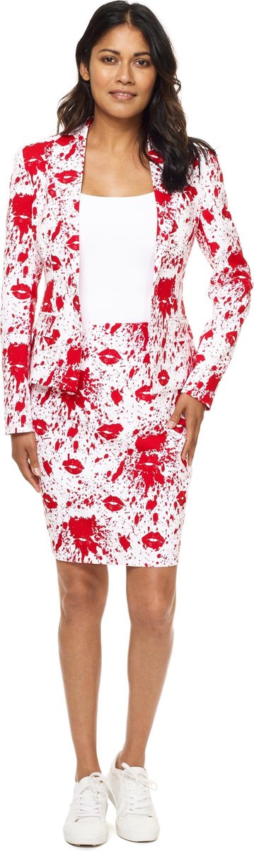 OppoSuits Bloody Mary - Vrouwen Kostuum - Wit - Carnaval - Maat 42