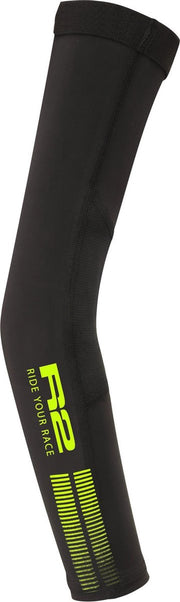R2 Rupet Sleeve Armmouwen Fietsen Hardlopen Geel M - 2 stuks