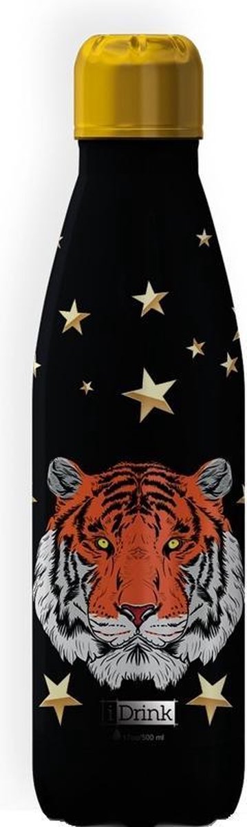 I-drink Thermosfles Tiger 500 Ml Rvs Zwart