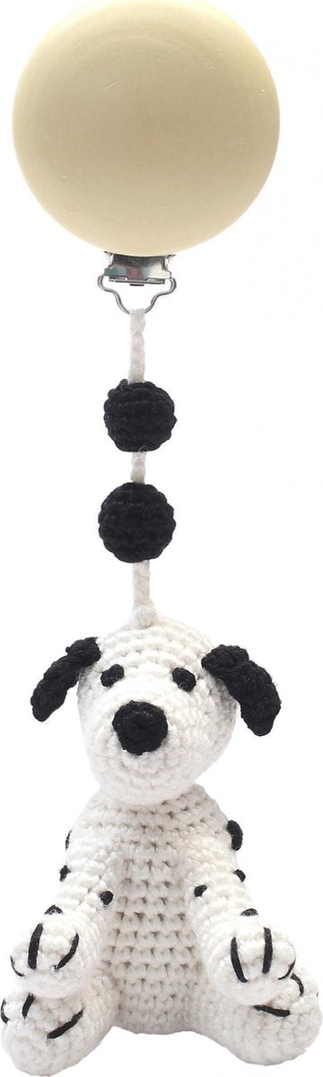 Naturezoo Kinderwagenhanger Hond 20 Cm Wit