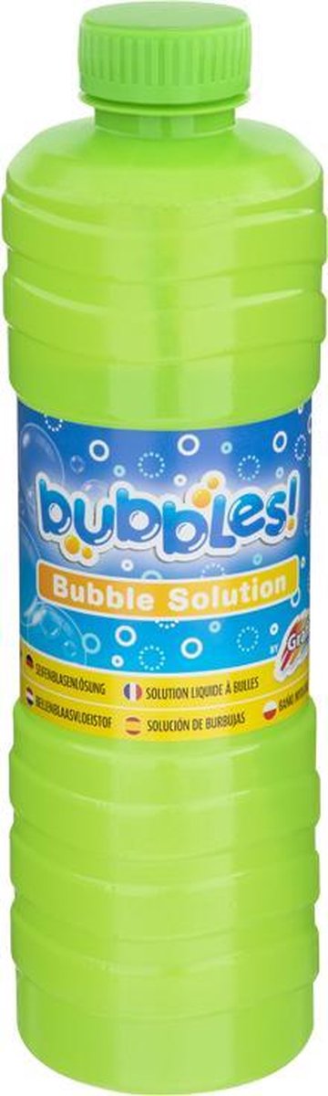 Fles bellenblaas 1Liter | navulling bellenblaas - Groene fles