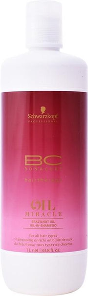 MULTI BUNDEL 5 stuks Schwarzkopf Bc Oil Miracle Brazilnut Oil Shampoo 1000ml