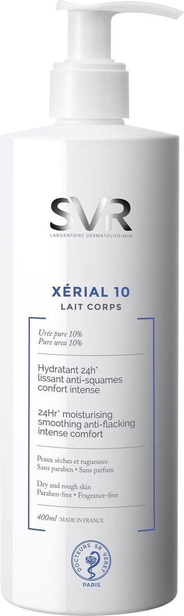 Svr Xerial Corps 10 Lait Corps Melk Droge/schilferige Huid 400ml