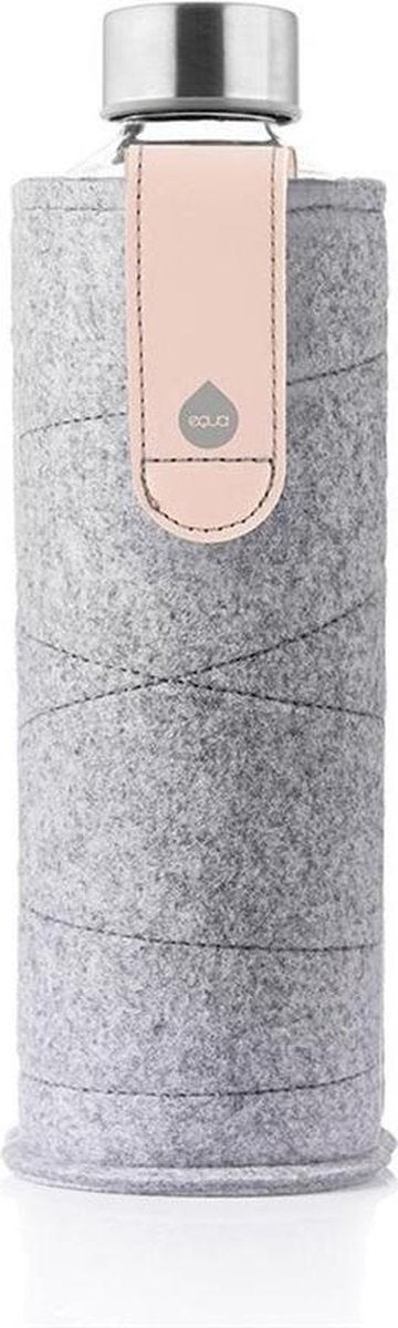 Equa waterfles Mismatch met hoes Pink Breeze - 750 ml - Glas