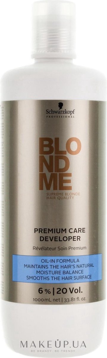 Schwarzkopf Blond Me Premium developer 6% 1000ml