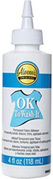 Aleene's glue ok to wash it 118ml