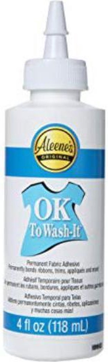 Aleene's glue ok to wash it 118ml