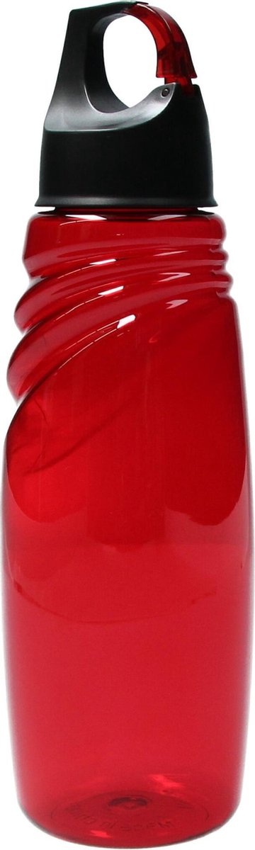 Banzaa Sport Drinkfles - Waterfles Amazon Tritan met Karbijnhaak 700 ML Rood