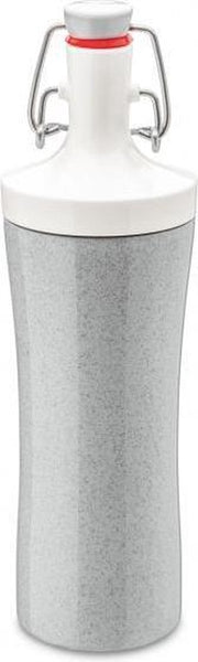Koziol Drinkfles Plopp To Go 425 Ml Grijs/Wit