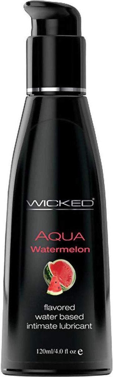 Wicked - Aqua glijmiddel watermeloen smaak 120 ml  - 120ml
