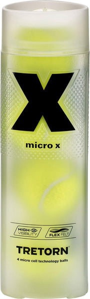 Tretorn Micro X Tennisballen 4 stuks