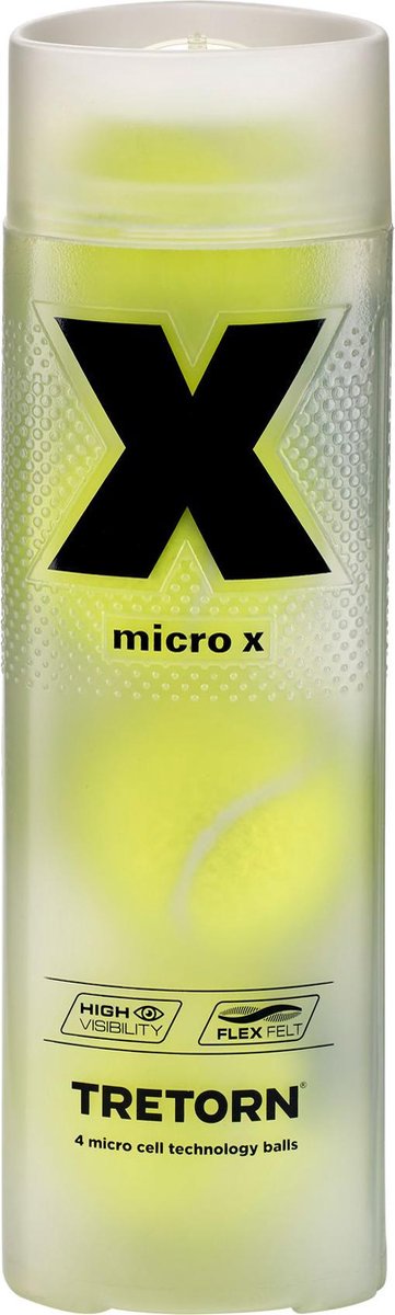 Tretorn Micro X Tennisballen 4 stuks