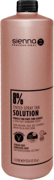 Sienna-x Zelfbruiner Tanning Liquid 8% 1 Liter Vegan Bruin