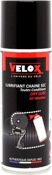 Velox Kettingspray Dry Lube Spuitbus 200 Ml