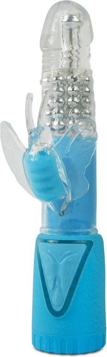 Climax - Climax Flight. 7X Rotating Beaded Rabbit Vibe - Blu