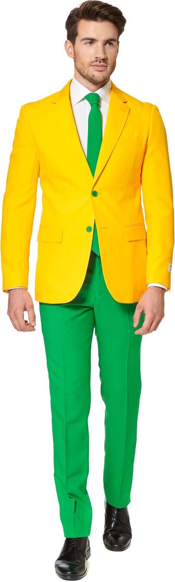 OppoSuits Green and Gold - Kostuum - Maat 54