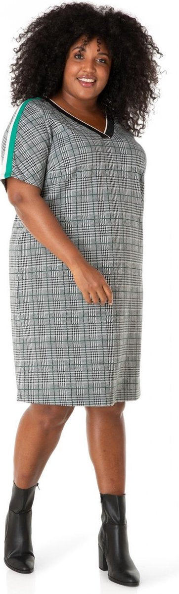 Jurk geruit IVY BELLA zijbies 100CM
