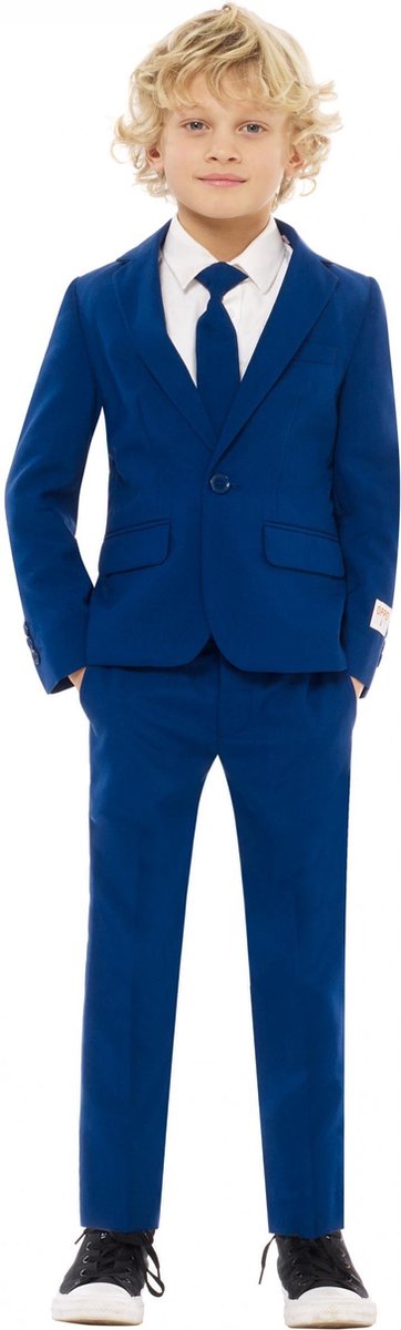OPPOSUITS - Mr. Blue Opposuits kostuum voor kinderen - 110/116 (6-8 jaar) - Kinderkostuums