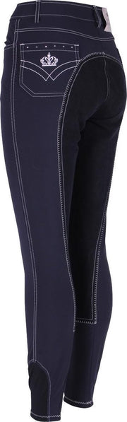 Epplejeck Rijbroek  Alaska Softshell Leer - Dark Blue - 42