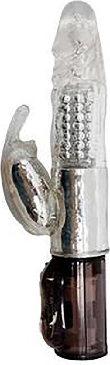 Celebrity Series Farrah 7X Rabbit Vibe - Transparent - Rabbit Vibrators - Happy Easter!